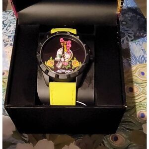BNIB~ED HARDY Women's Lime Green Strap Watch